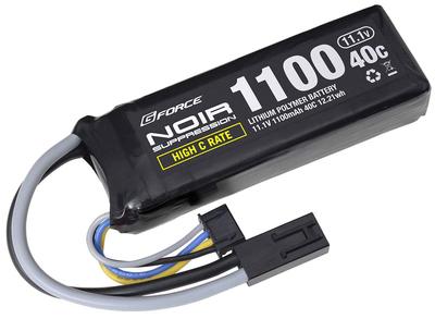 Noir Suppression LiPo 1100mAh 40C Mini S совместимый размер GFG936 подлинный 11.1V [японский продукт]