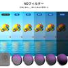 NEEWER Набор фильтров Совместимый Osmo Action Pro 6 штук Ультратонкий Многослойное покрытие HD Стекло Фильтр нейтральной плотности Поляризационный фильтр Экшн-камера