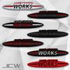Значок John Cooper Works из цинкового сплава, эмблема на кузов и багажник автомобиля, 3D наклейка на решетку радиатора для Mini JCW R52 R53 R56 F55 F56 F54, стайлинг
