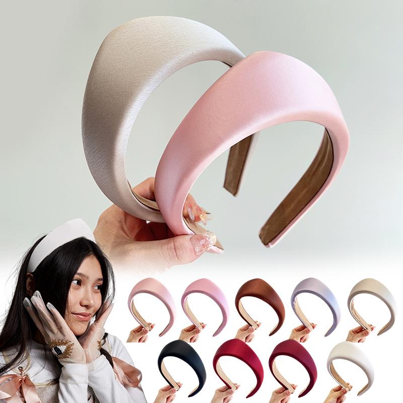 Simple Triangular Solid Color Headband Anti Slip Adult Wide Edge Headband For Girls Retro 2025 Hair Accessories Gift