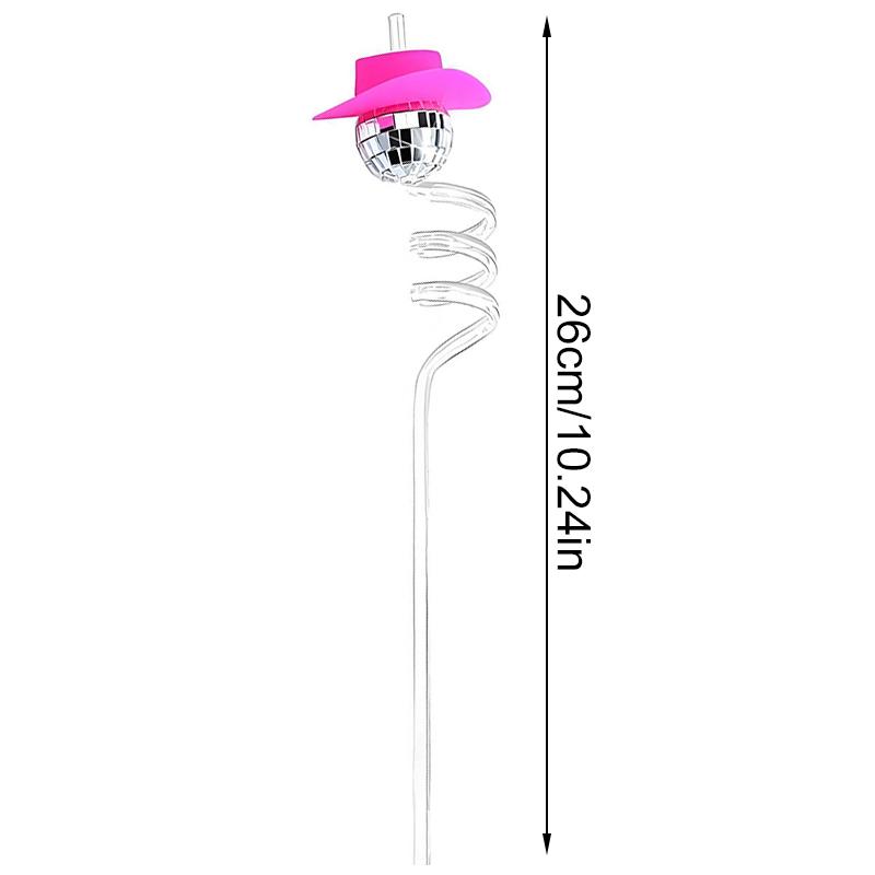 1 шт. диско-шляпа соломенная 70-е мини-ковбойская соломенная праздничная атрибутика зеркальный шар соломенная креативная красочная ковбойская шляпа соломенная креативная 26 см