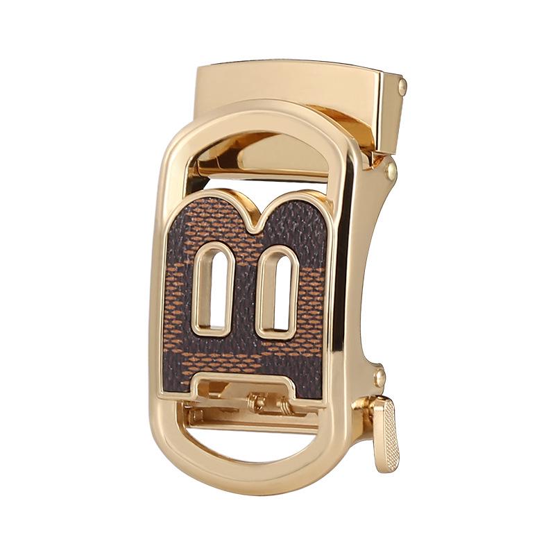 Клетчатый флаг Пряжка для автоматического кожаного ремня из цинкового сплава