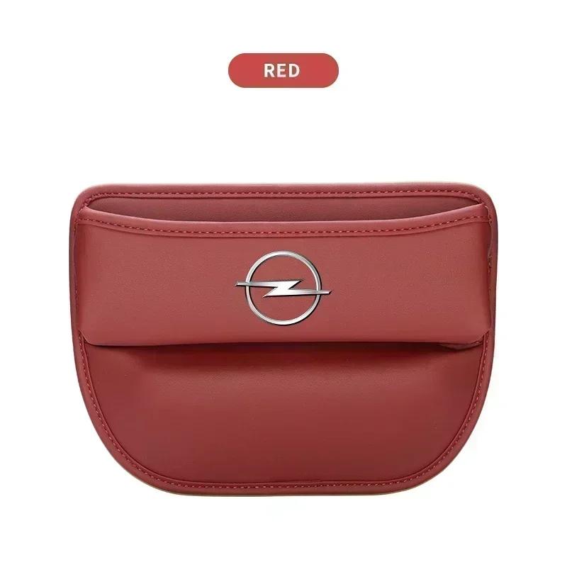 VKXG1 Leather Car Crevice Side Storage Pocket For Opel Astra H G J Insignia Mokka Zafira Corsa Vectra C D Antara Combo Accessories
