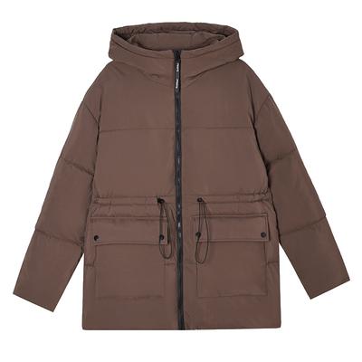 Новые хлопковые пальто, хлопковые куртки, универсальные и модные хлопковые куртки с капюшоном, приталенные и модные куртки средней длины