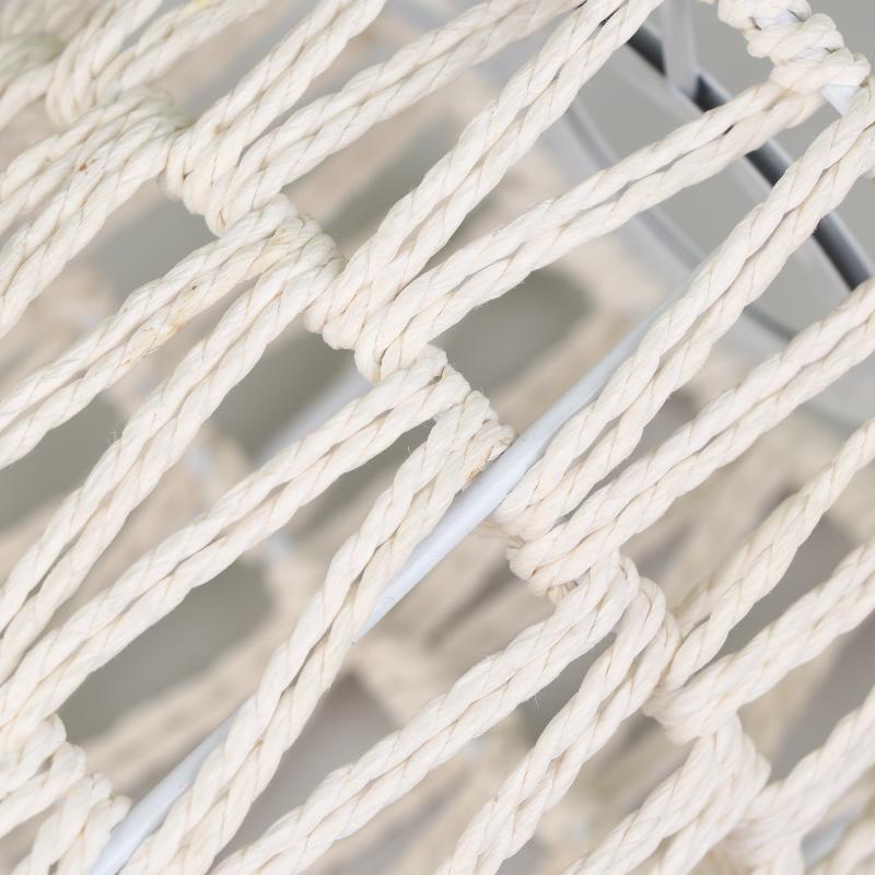 Ручной работы Бумажная веревка Плетеная Ротанговая Абажур Бохо Декоративный Абажур Настольная лампа Декоративный Для сада Двора Гостиной