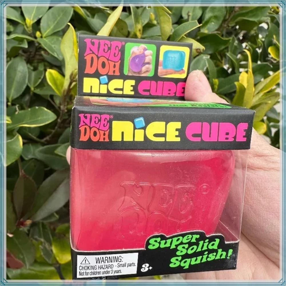 Премиальная игрушка-антистресс Schylling Nee Doh Nice Cube, Сенсорный куб-фиджет для снятия тревоги, Идеальный подарок для друзей и семьи