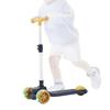PANTHER SMILE Kick Scooter with LED Tricycle with Easy To Rear Wheel Kick Kick For Toddlers Body Light-up Tires, 3-level Adjustment, 2-way Seat,