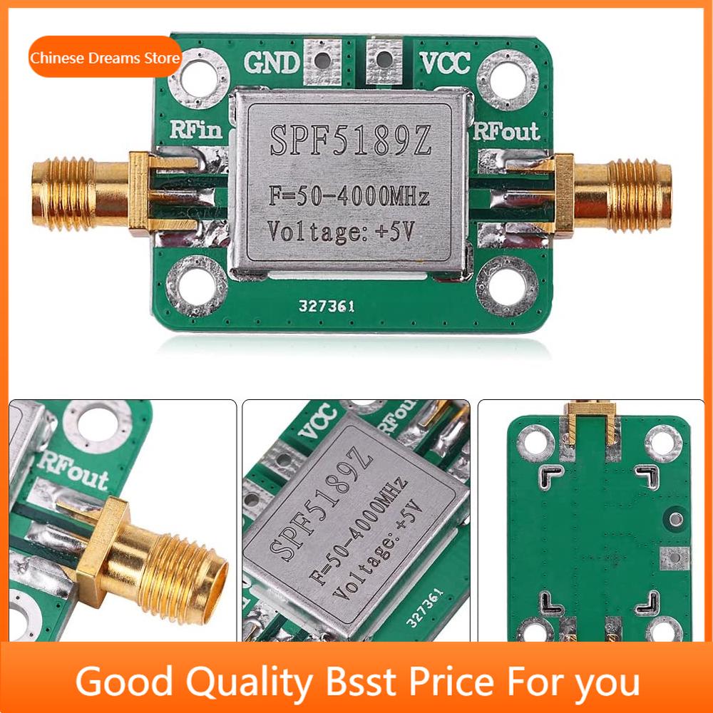 2024 NEW-RF Amplifier, Low Noise LNA 50 To 4000MHz SPF5189Z RF Amplifier for Amplifying FM HF VHF UHF Radio Signal