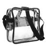 Transparent Single Shoulder Bag Travel Storage Shopping Bag Shoulder Crossbody Bag for Women