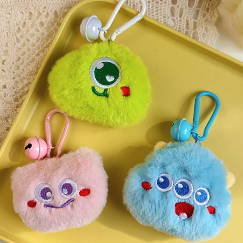 Kawaii One Big Eye Monster Plush Pet Lovers Брелок Подвеска Пары Брелок Подвески Автомобильный Брелок
