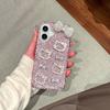 Супер-фея блестящий бриллиант трехмерный кошачий бант для iPhone16promax Apple 15 чехол для мобильного телефона девушка