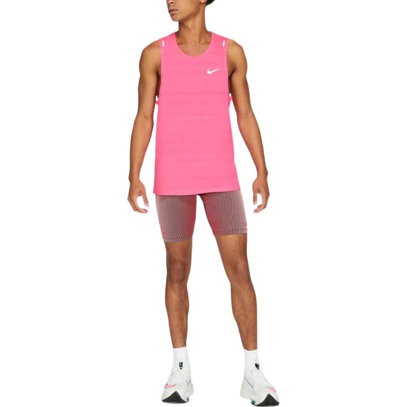 Nike Полосатый логотип, прямые спортивные шорты, мужские, красные DA1429-014