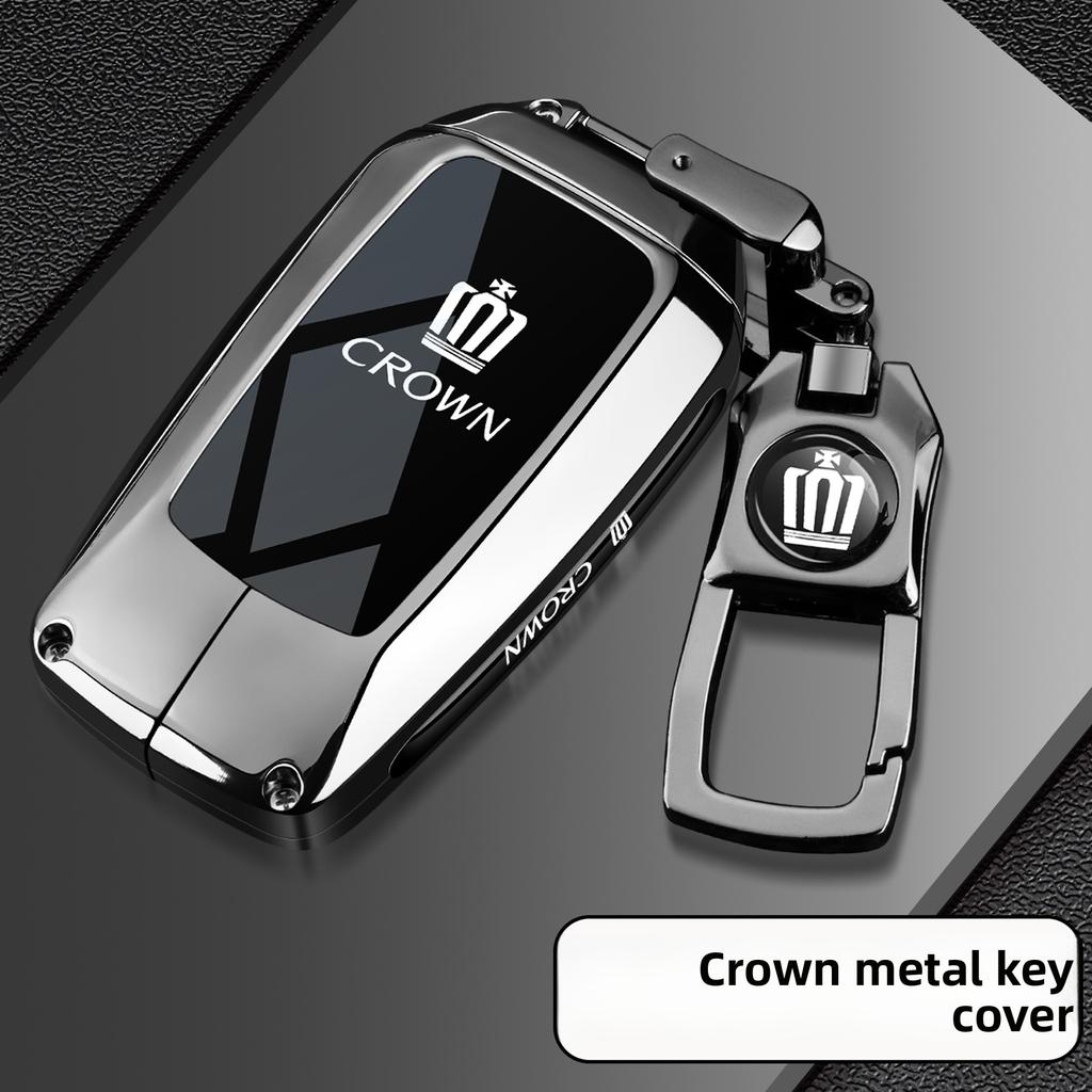 For Toyota Crown Land Release Keycase 2024 13th and 14th Generation Crown Car Special Shell Leather Full Buckle