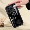 Готический Кибер-Сигил Крест Чехол для Телефона Для iPhone 17 16 15 14 13 12 11 Pro Max 16E Plus INS Мягкий Чехол