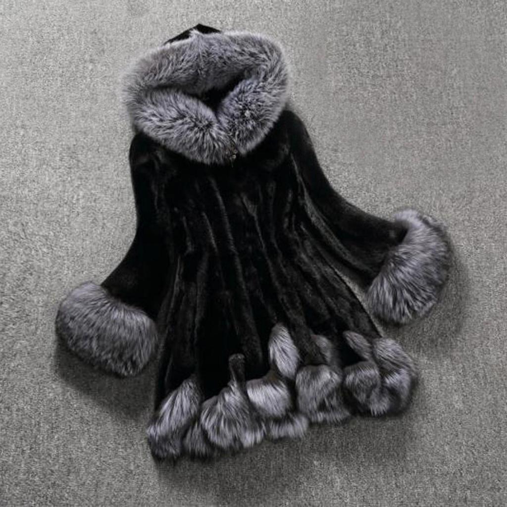 Женское повседневное пальто, модное длинное имитационное пальто сплошного цвета с воротником