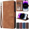 Wallet With Card Slot Magnetic Flip Leather Case For Xiaomi Redmi 12C Note 12 11 Poco X5 Pro 12T 11T Samsung Galaxy S23 Ultra S22 A34 A54 iPhone 14 13