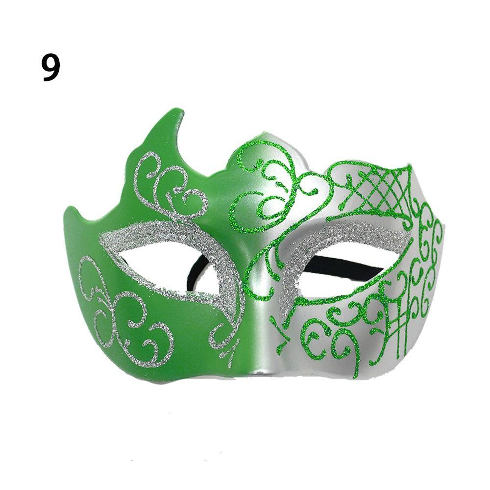 Маска Джентльмена на Пол-Лица Косплей Глянцевая Маска Танцевальная Маска Маскарадная Вечеринка
