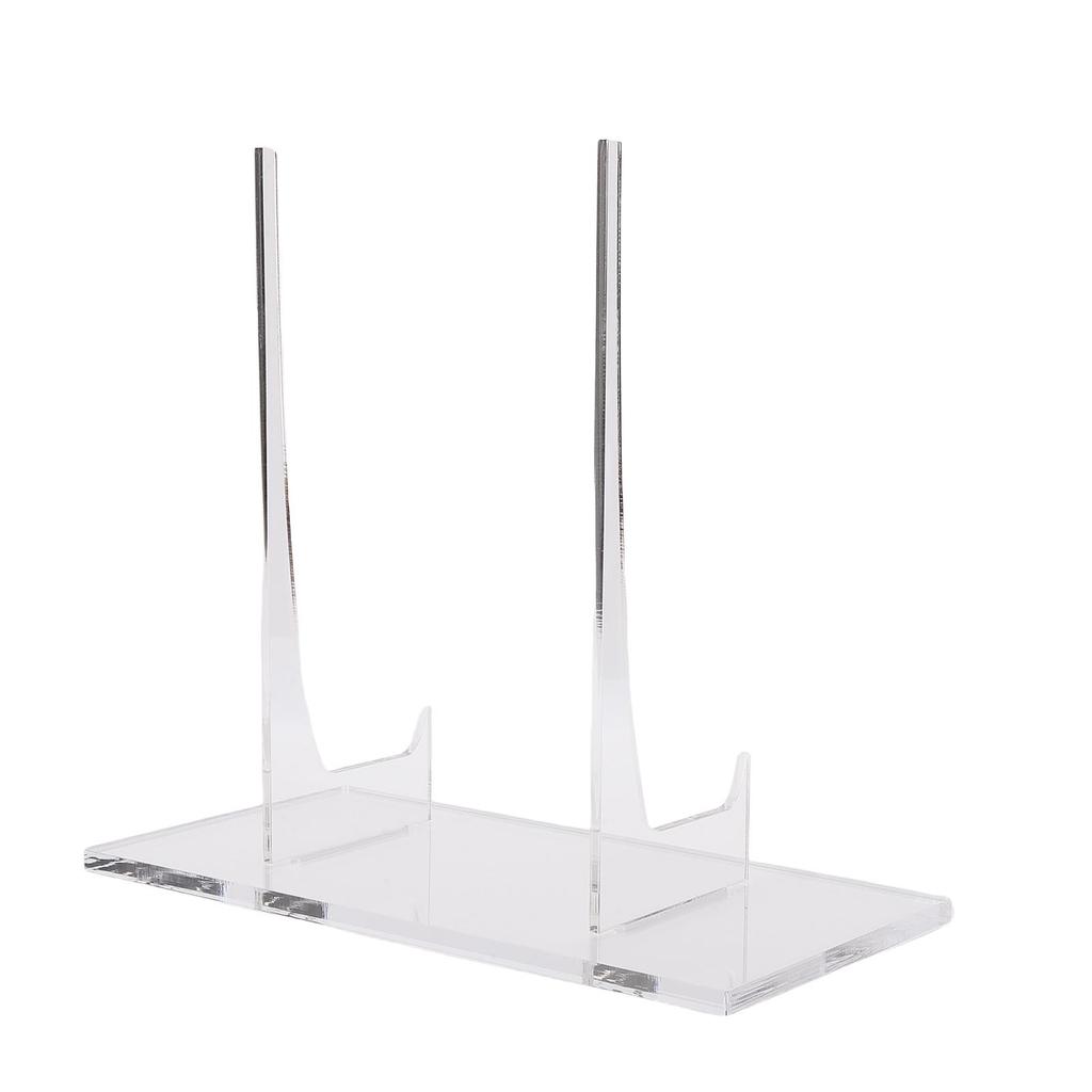 Акриловый держатель для тарелок Прозрачная подставка для демонстрации тарелок для книги Декоративная табличка Фото Блюдо Настольное искусство