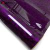 Carbon Fiber Car Stickers Vinyl Auto Tuning DIY Waterproof Motorcycle Stickers Purple Crystal Carbon Covers for Car Accessories