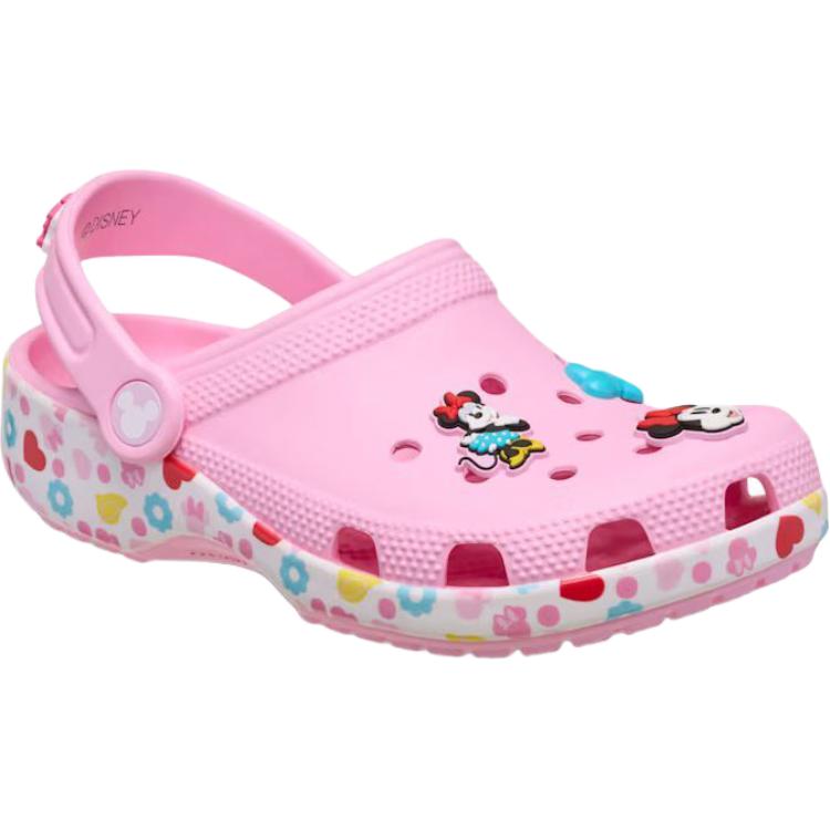 Crocs Classic Clog Mickey Friends Minnie Comfortable Non-Slip Low-Top Kids Sandals Kids Sandals Pink 211147-90H