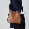 Leather Women's Bag Women's Shoulder Bag New Bucket Bag Large Capacity Versatile Commuter Messenger Bag