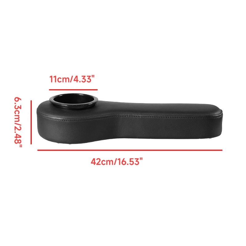 Rear Arm Rest Cup Holder for Club Car Back Armrest Drink Stand Modified Accessory Repair Parts Black