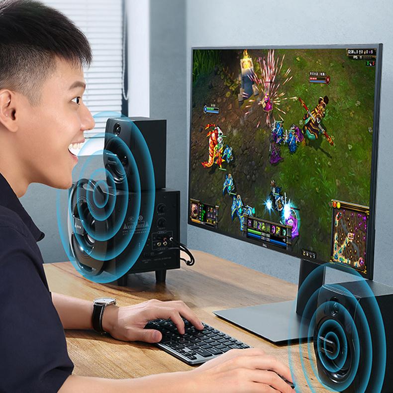 Ugreen Premium Copper 3.5mm to 2RCA Male Audio Cable 2m - Model AV170