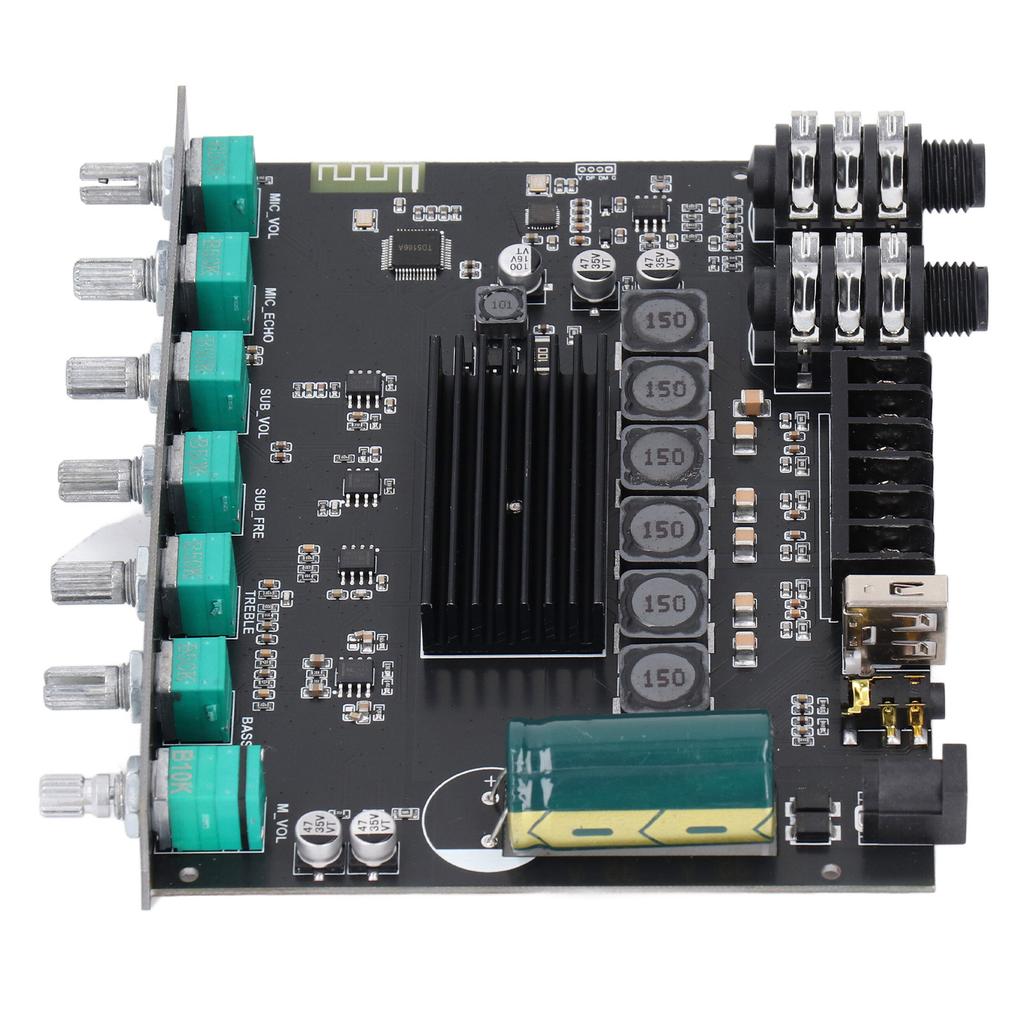 Модуль цифрового усилителя Bluetooth 2.1-канальная плата усилителя мощности с поддержкой AUX USB-диска