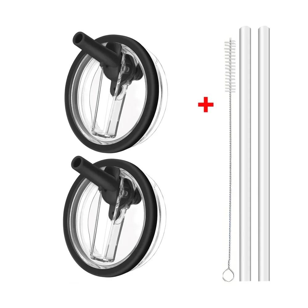 Крышка 40 унций для тамблера Stanley Flip Straw с защитой от протекания, сменная крышка для аксессуаров для стакана Stanley, крышка для соломинки