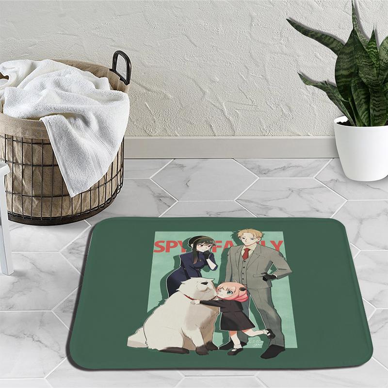 Семейный прикроватный коврик Spy X Anya Forger, дверной ковер Loid Yor Forger, мультяшный напольный коврик для гостиной, тапис, украшение, гобелен