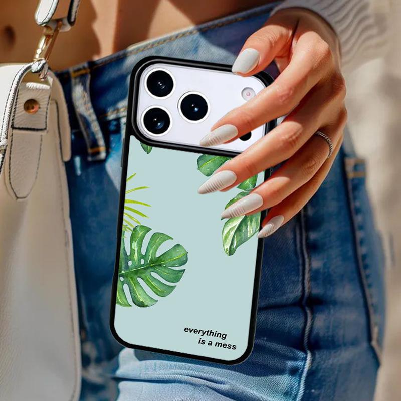 palm trees plants Phone Case For iPhone 17 Air 14 15 13 12 Max Cover For Apple 16e 11 Pro Max Plus Coque