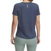 Under Armour Запуск Удобная Модная Универсальная Футболка с Коротким Рукавом Женские Топы Синий 1382434-044
