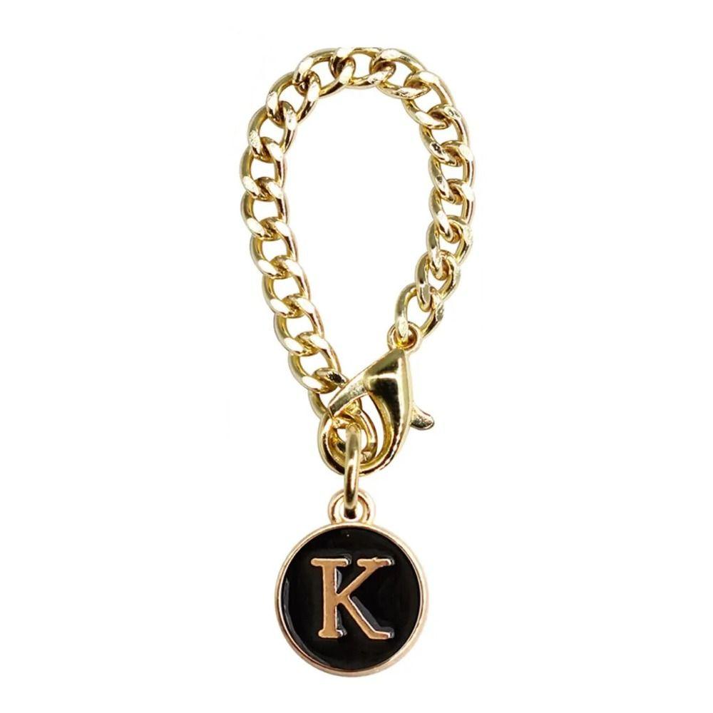 Белый/Черный Цепочка-ручка для чашки для воды Персонализированный Шарм-ручка Креативный Шарм с буквой для чашки Чашки