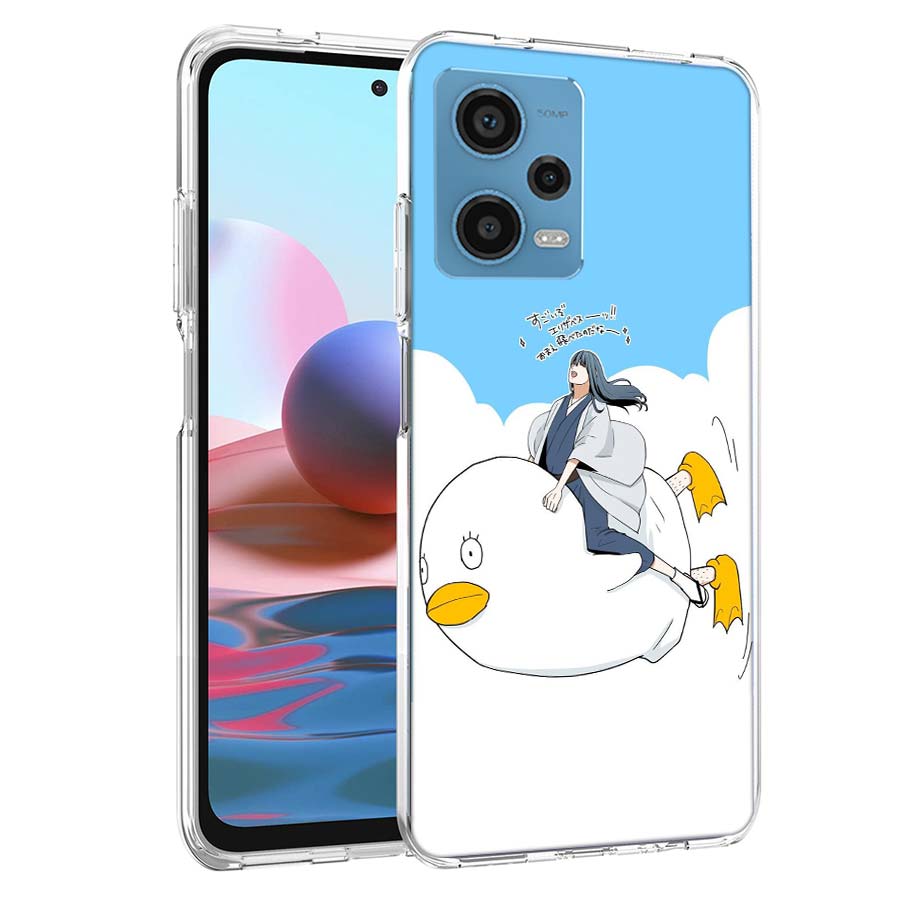 Аниме Гинтама Мистер. Чехол для телефона 'Капля дождя' для Redmi Note 13 12 14 15 Pro Plus 13R 11 11T 11E 11S 10 Pro 10S 9 9S Прозрачный ТПУ
