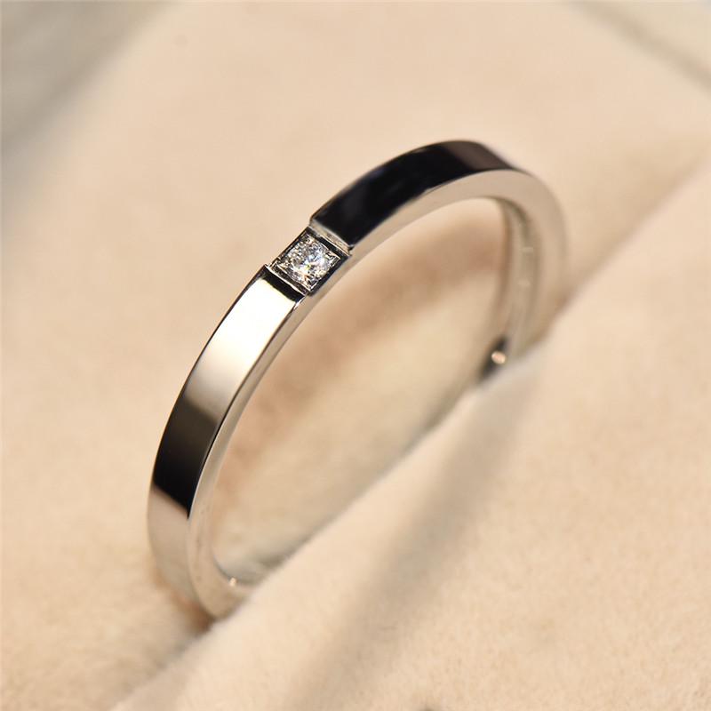 Медное кольцо со стеклянным камнем в цветах: серебро / розовое золото