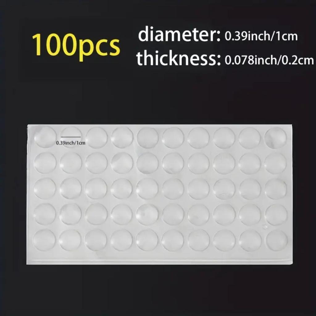 100 шт. самоклеящиеся резиновые демпферы буферные бамперы для шкафов силиконовые накладки подушки защитные накладки