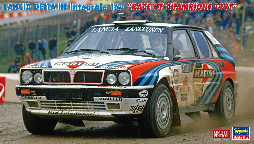 Hasegawa Масштаб Lancia Delta HF Integrale 16v of Champions Пластиковая модель 20785 1/24 "Гонка 1991" (Машина)