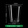 Одноразовые прозрачные пластиковые стаканы для напитков