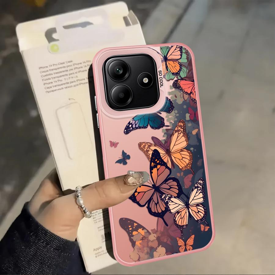 Cartoon Butterfly Case for Xiaomi Mi 13T 12T Pro 11 Lite Back Phone Cover
