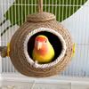 Comfortable Coconut Husk Bird Cages Bite Resistant Bird House Bird Supplies Hamster Bed  Garden