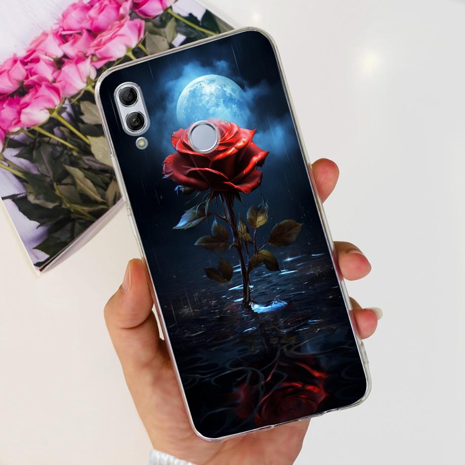 Чехол для Honor 10 Lite HRY-LX1 HRY-LX2 Чехол Мотылек Прозрачный Силиконовый Fundas Чехлы Для Honor 10 10i Honor10 Бампер