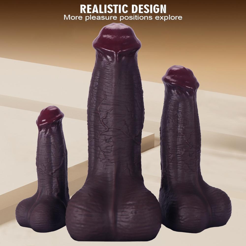 Большой реалистичный дилдо в виде животного для женщин, форма пениса лошади, взрослая секс-игрушка для стимуляции точки G, гибкий силиконовый мастурбатор