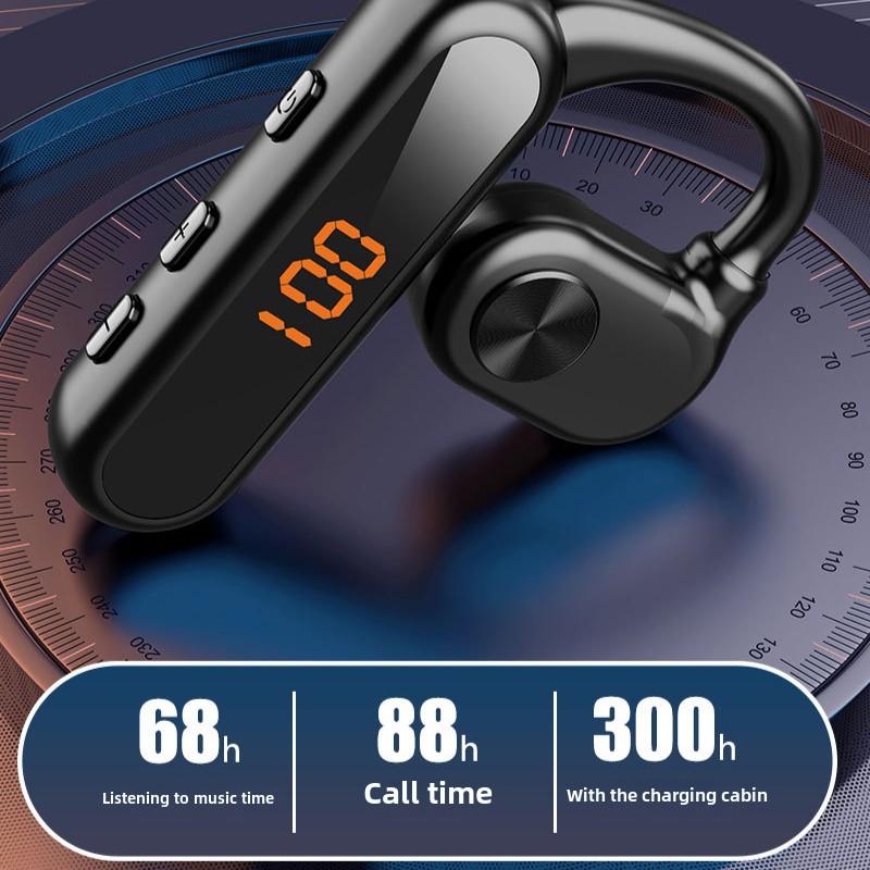 Air Conduction Wireless Bluetooth Headphone Ultra-long Life Without Ear Bone Conduction Ear Pendant Talking Motion