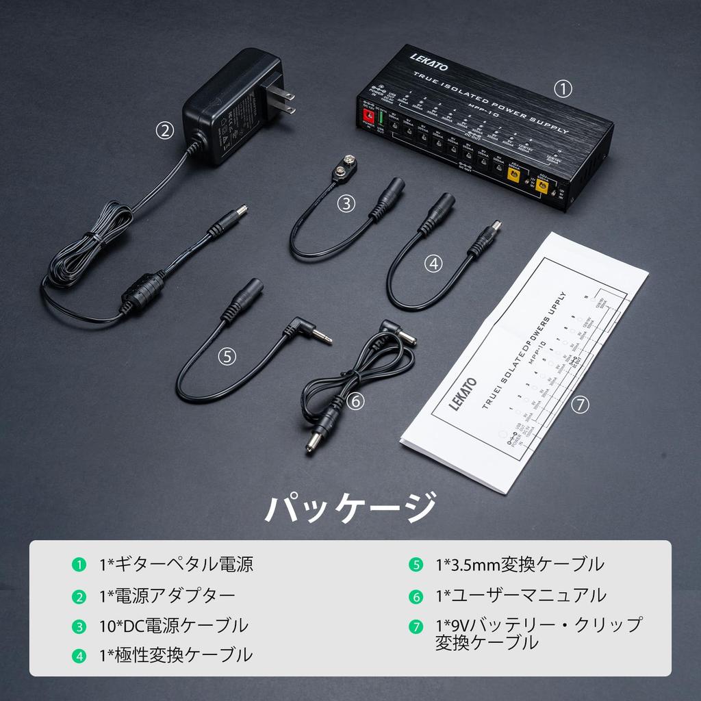 Блок питания для гитарной педали, 10 изолированных выходов постоянного тока, 9 В, 12 В, 18 В, 300 мА, 500 мА. Блок питания для платы гитарных эффектов с защитой от короткого замыкания, порт USB.