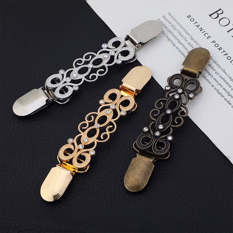 1Pc Dress Clips Back Cinch Sweater Shirt Clips Vintage Shawl Clips Cinch Clip Brooch Clips Cardigan Clips For Women Clothing