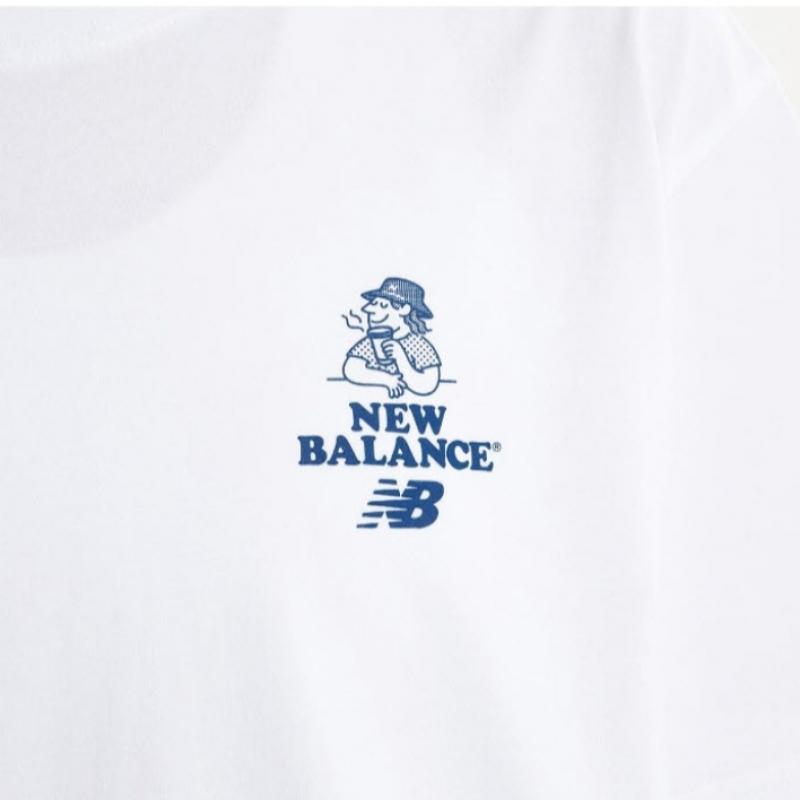 New Balance Футболка Nqj Nbnee21523 10 Uni Nb BOy BOstOn с коротким рукавом O