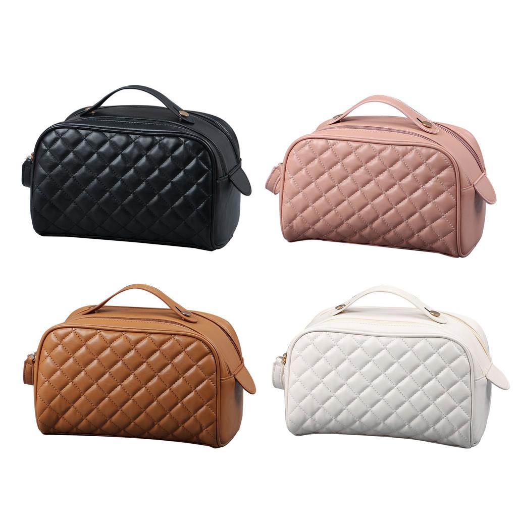 Большая вместимость дорожных косметичек, переносные косметички из искусственной кожи, многофункциональная сумка для хранения для женщин и девочек