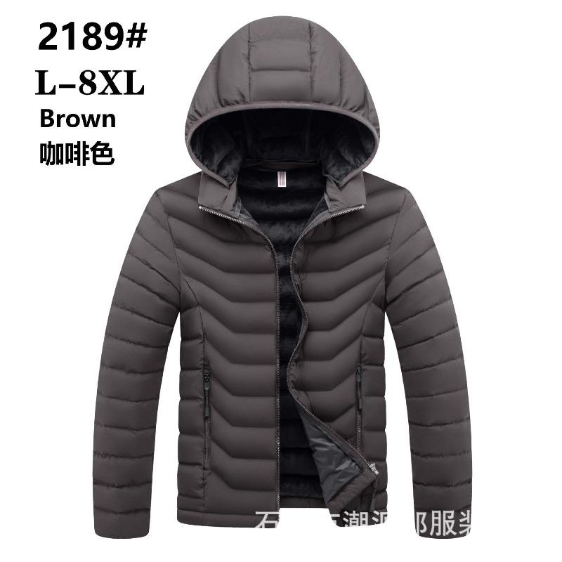 Autumn and Winter New Warm and Windproof Casual Versatile Hooded Solid Color Cotton Clothes