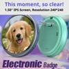 7 Color LED Anime E-Badge 1.5 Inch Anime E-Badge Display Pin  Game Peripherals