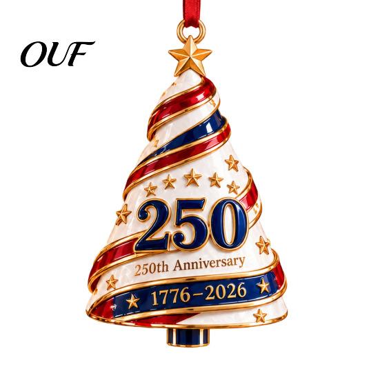 Acrylic Christmas Hanging Accents Patriotic Tree Ornaments, Holiday Pendant for Independence Day, Seasonal Festive Gifts Indoor Outdoor Decor